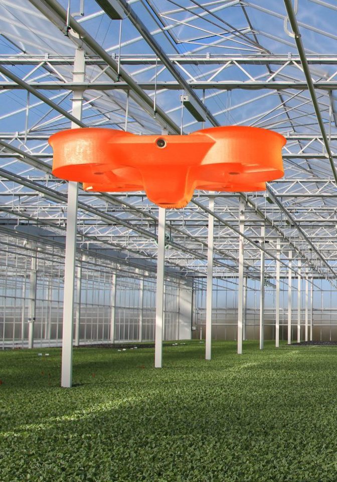 E12 Orange drone in greenhouse3